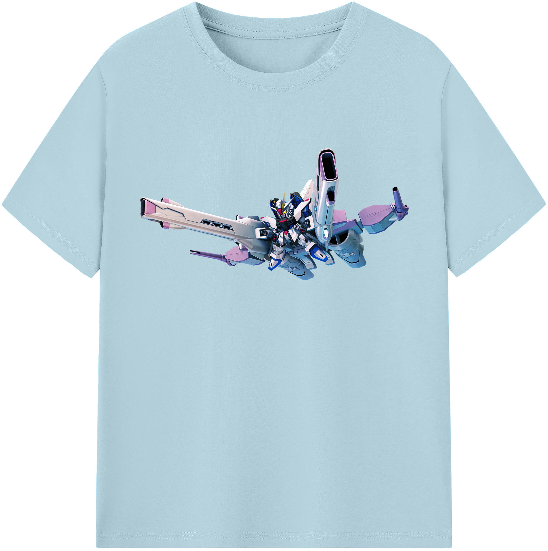 （画像用） 機動戦士ガンダム Mobile Suit Gundam 綿100％半袖Tシャツ（フロントプリント）